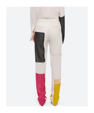 Helmut Lang Patchwork Car Trousers In Multi