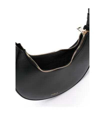 Furla Delizia Mini Bag Nero Black Soft Calf Leather Woman