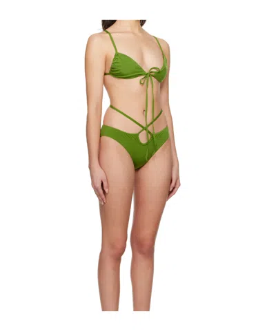 Christopher Esber Bikini Set In Green