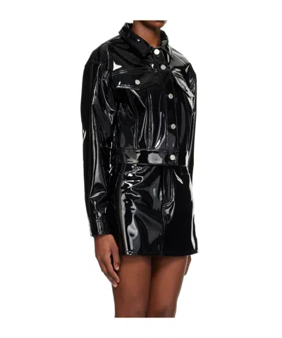 Frame Black Oversized Jacket In Black