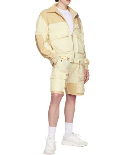 Diesel Panelled Multi-pocket Cargo Shorts In Neutral