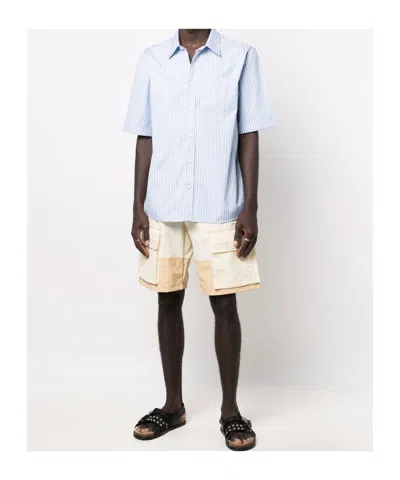 Diesel Panelled Multi-pocket Cargo Shorts In Neutral