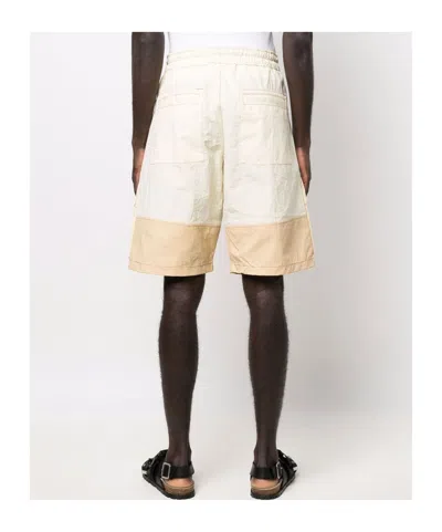Diesel Panelled Multi-pocket Cargo Shorts In Neutral