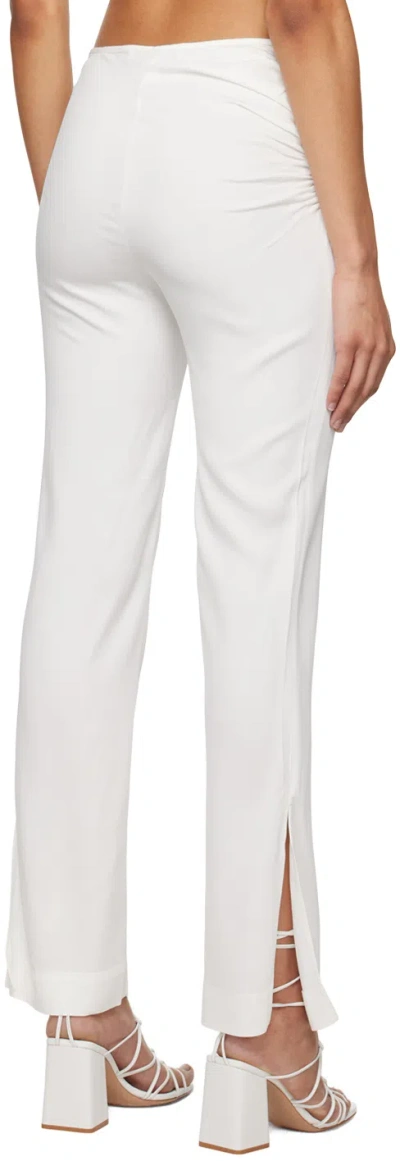 Christopher Esber Lace-up Casual Pants In Multi