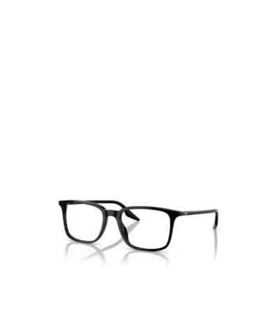 Ray Ban Ray-ban Rectangular Frame Glasses In Black