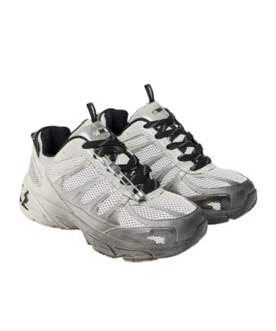 44 Label Group Dragger Sneakers In Grey Polyester In Multi