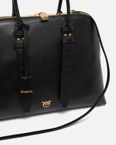 Pinko Escape Maxi Handbag In Black