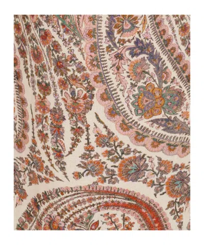 Zimmermann Rhiannon Flare Pant Cream Paisley In Neutral