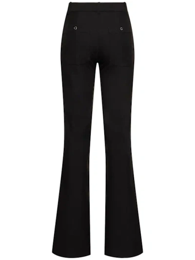 Coperni Flared Casual Pants In Black