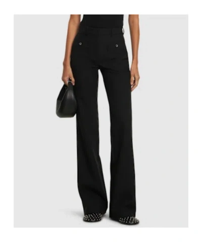 Coperni Flared Casual Pants In Black