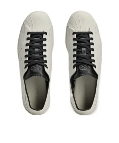 Y-3 Refined Mini Sneaker With Minimalist Aesthetic In White