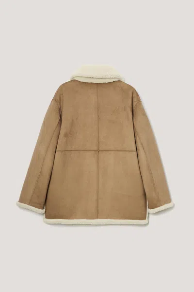 Dunst Reversible Shearling Jacket In Brown