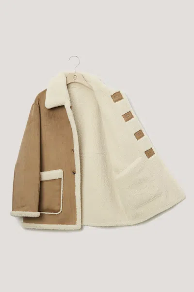Dunst Reversible Shearling Jacket In Brown