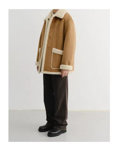 Dunst Reversible Shearling Jacket In Brown