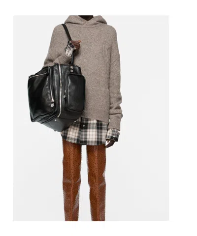 Acne Studios Wool Sweatshirt In Gray