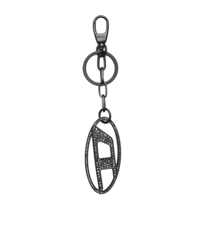 Diesel Chain Link Wallet Keyring Attachment In Black