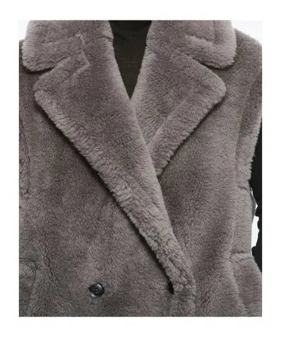 Stand Studio Structured Grey Jacket With Classic Silhouette In Gray