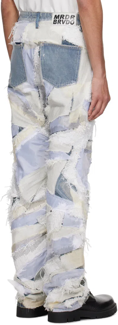 Who Decides War Beach Sand Patchwork Jeans In Multi