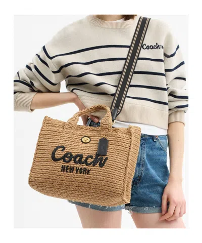 Coach Cargo Tote In Neutral