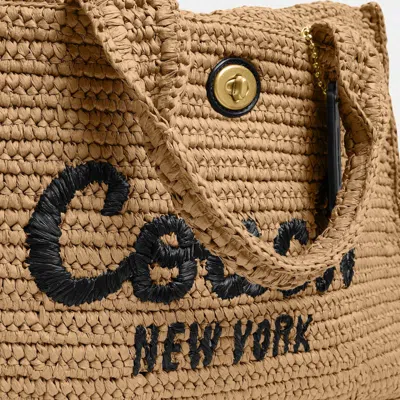 Coach Cargo Tote In Neutral