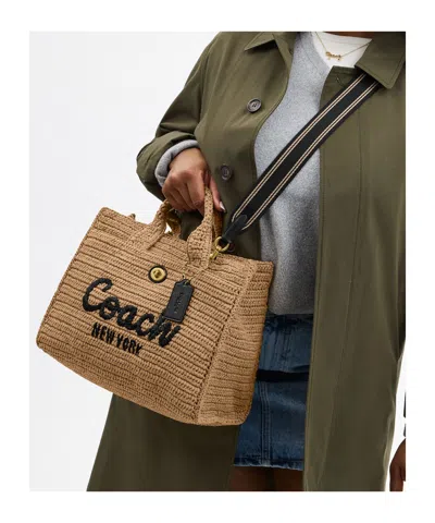 Coach Cargo Tote In Neutral