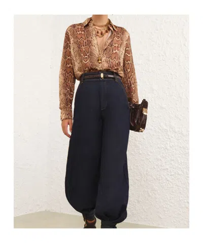 Zimmermann Hypnotic Printed Shirt In Multi