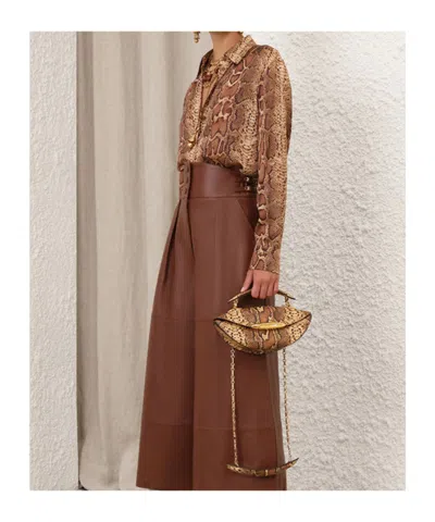 Zimmermann Hypnotic Printed Shirt In Multi