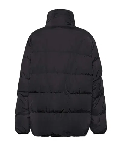 Dsquared2 Logo Printed Down Jacket In Black