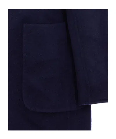 Tory Burch Reversible Buttoned Coat In Blue