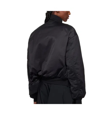 Y-3 Zip-up Bomber Jacket In Black