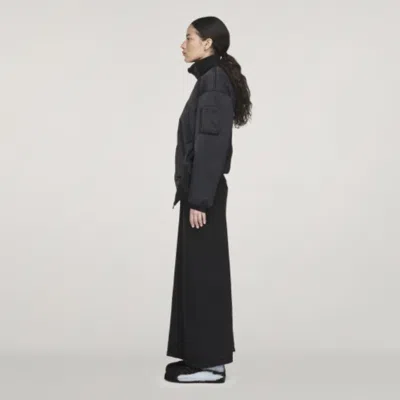 Y-3 Zip-up Bomber Jacket In Black