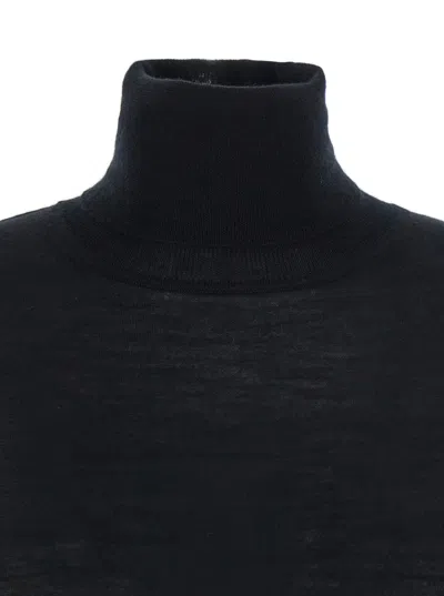 P.a.r.o.s.h . Turtleneck Knitted Jumper In Black