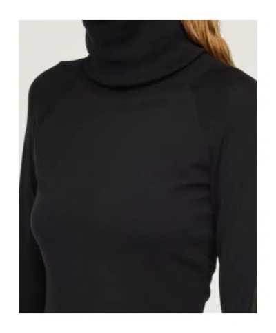 Y-3 High-neck Knit Top In Black