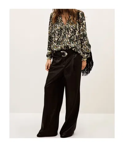 Bash Onada Printed Top In Black