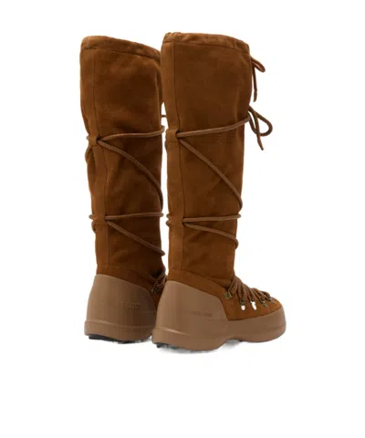Moon Boot Mb Luna Boot Extra Suede In Brown