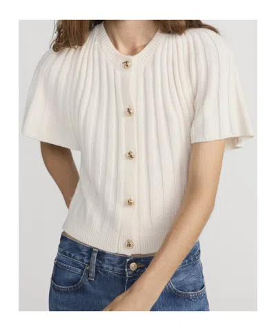 Frame Flutter Cardi In White