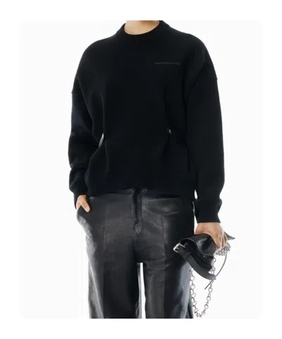 Alexander Wang Crewneck Pullover In Blue