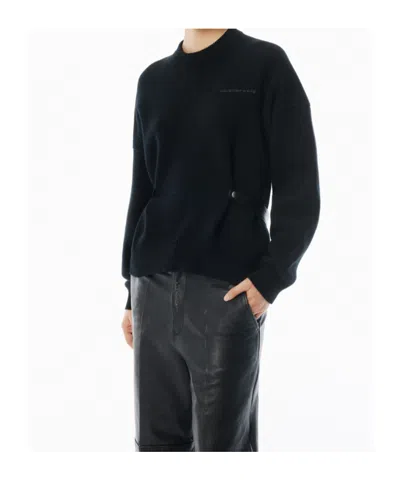 Alexander Wang Crewneck Pullover In Blue