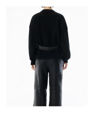 Alexander Wang Crewneck Pullover In Blue