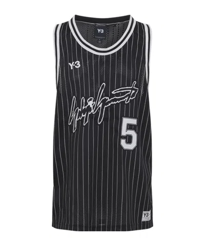 Y-3 Mens Black Elite 5 Basketball Woven Top Xl