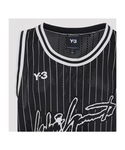 Y-3 Mens Black Elite 5 Basketball Woven Top Xl