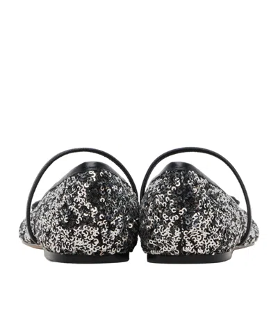 Marc Jacobs The Sequined Sabrina Ballerina Flats In Black