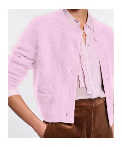 Dorothee Schumacher Button Fastening Cardigan In Animal Print