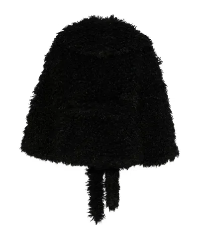 Rotate Birger Christensen Oversized Coat In Black