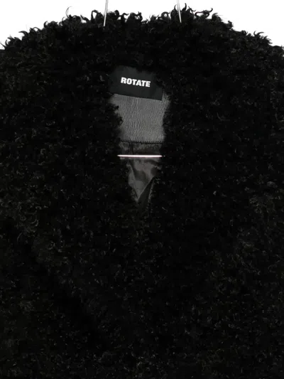 Rotate Birger Christensen Oversized Coat In Black