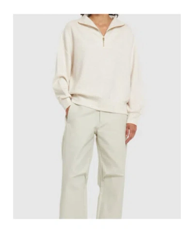Varley Hawley Sweatshirt In White