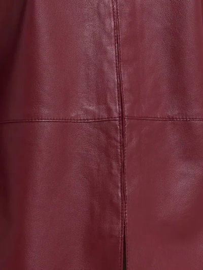 By Malene Birger Alleys Collared-panelled Shirt In Brown