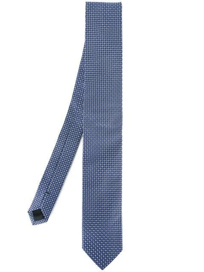 Shop Dolce & Gabbana Patterned Tie - Blue