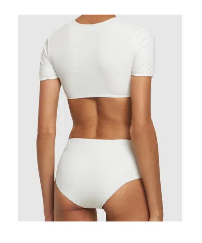 Christopher Esber Gathered Bikini Bottom In White