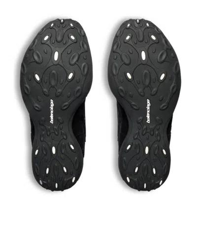 Balenciaga Black Canvas And Corduroy Monday Ultra Sneakers In Black
